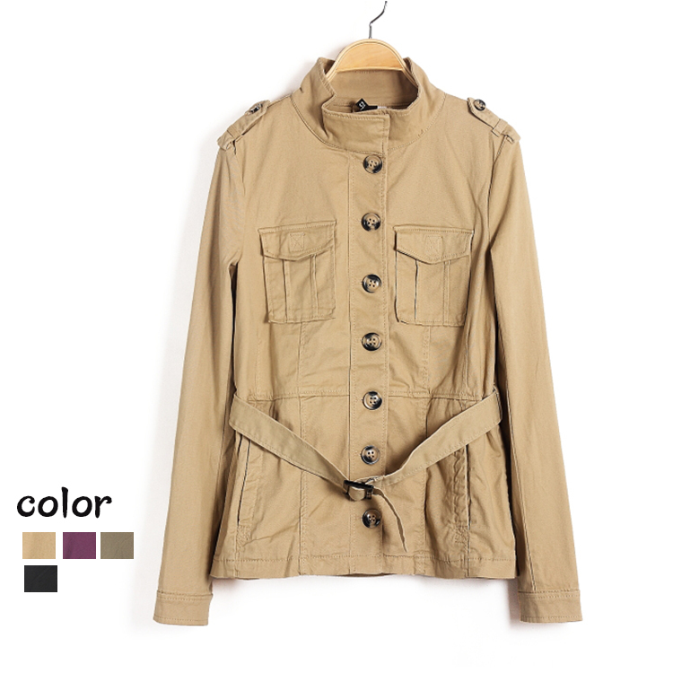 2012 autumn new arrival fashion casual outerwear women's slim waist slim clothes trench outerwear