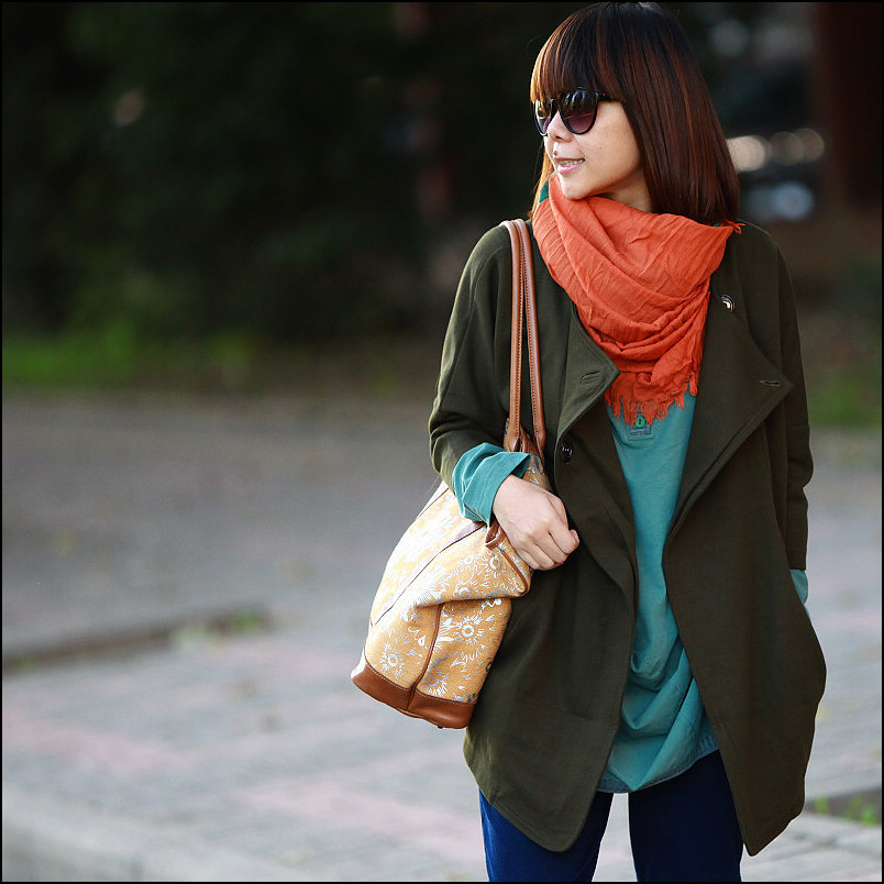 2012 autumn new arrival plus size clothing o-neck big snaps knitted cotton fifth sleeve outerwear
