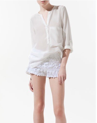 2012 Autumn new fashion womens' elegant sexy blouse see-through style simple casual shirt long sleeve 5 cindy colors