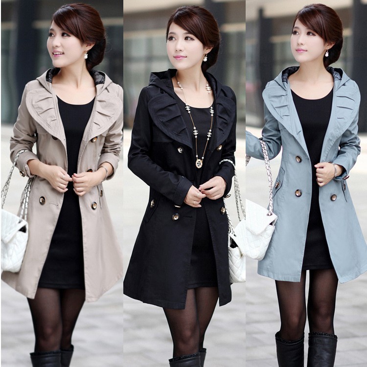2012 autumn new slim thin temperament Korean OL women's leisure jacket coat Hooded Coat