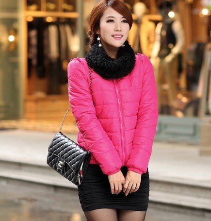 2012 Autumn New thicken jacket padded coat female Korean short cotton jacket