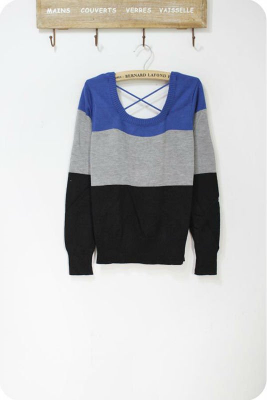 2012 Autumn Newest! Fashion ladies' knitwear Casual Women Sweater High Quality Knit Material 3 Colors Free Shipping!