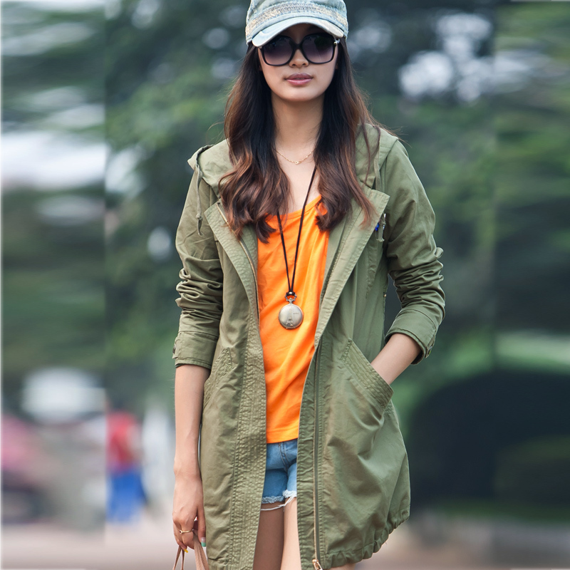 2012 autumn slim brief fashion long design outerwear trench women's spring and autumn overcoat trench female