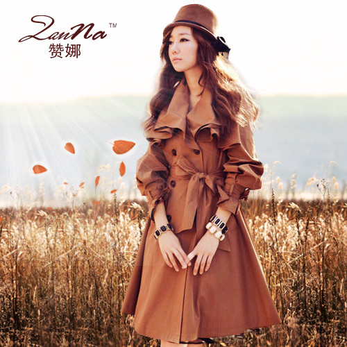 2012 autumn Trench casual clothing women's spring and autumn new arrival fashion free shipping