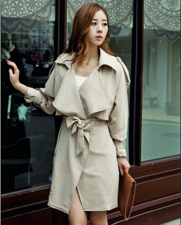 2012 autumn trench medium-long fashion women's outerwear