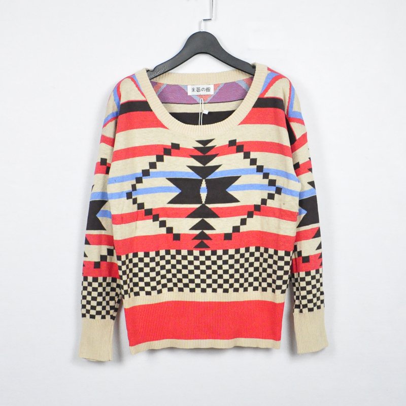 2012 autumn vivi8 women's vintage sweater pullover sweater