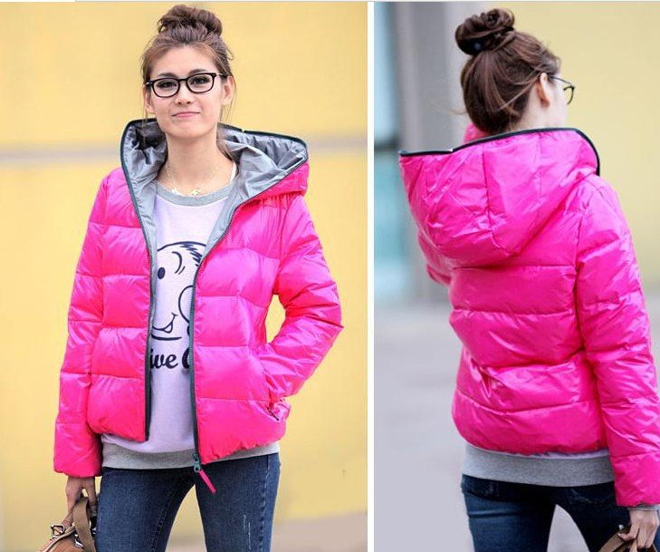 2012 autumn winter fashion women's coat with a hoody thermal wadded jacket cotton-padded coat outerwear 4colors;Free shipping