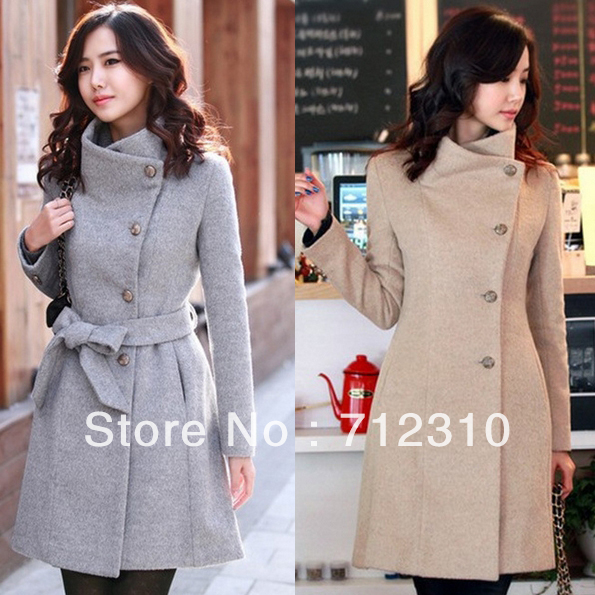 2012 Autumn /winter fashion Women's  overcoat trench casual outerwear female DROP PRICE