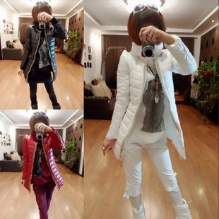 2012 autumn,winter,new arrival,long style Cotton-padded jacket,fashion down coat,warm down jacket,retail!!