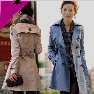2012 autumn&winter Women Slim Outerwear  ,Female Casual Clothing Trench coat+Free silk  scarves ,Free shipping