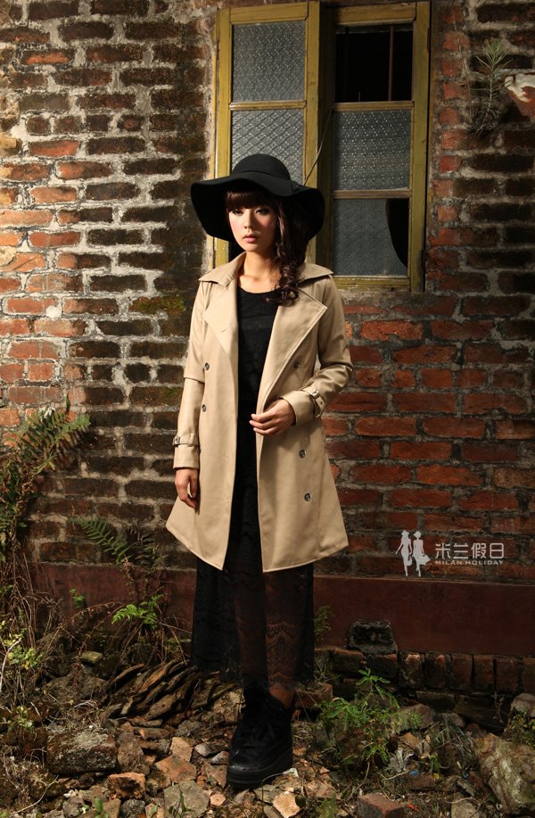 2012 autumn winters is dust coat is also big fan of high-grade leather simulation leather coat dust coat leather female