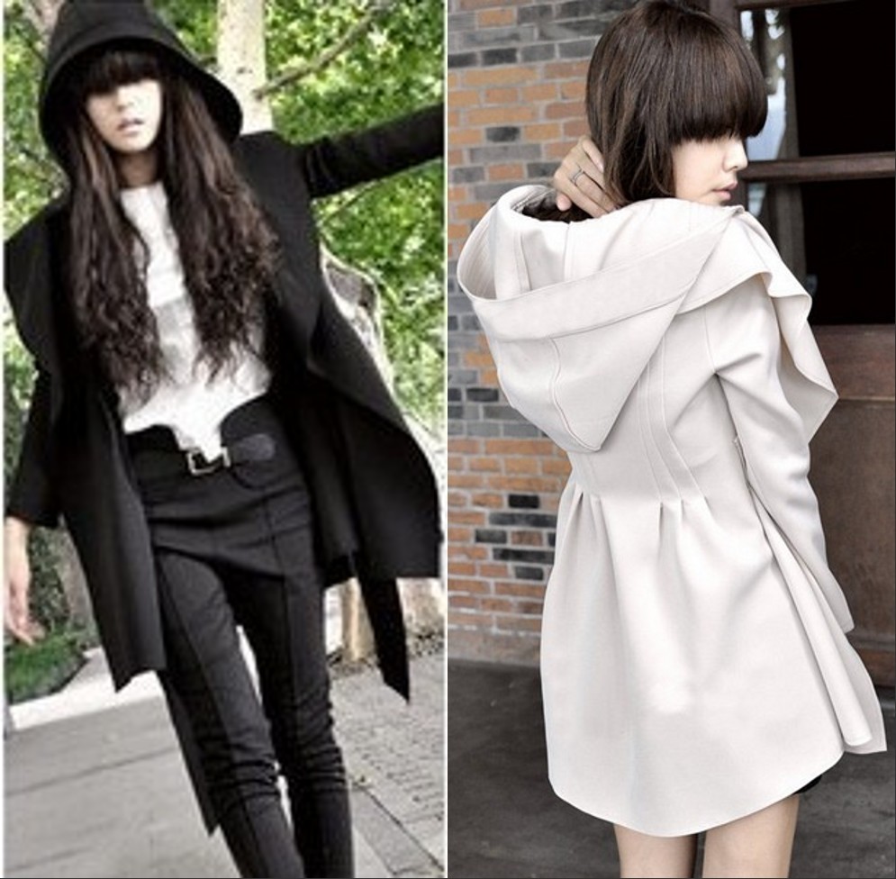 2012 autumn women's autumn new arrival slim fashion medium-long trench outerwear