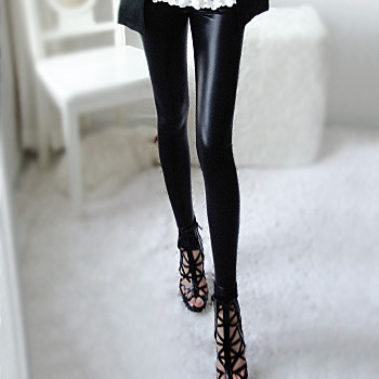 2012 autumn women's black patent leather fashion tight women's legging