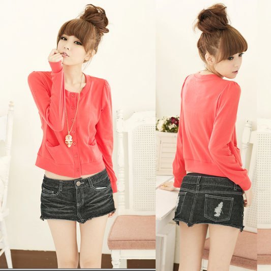 2012 autumn women's casual short jacket short design coat cape sun protection clothing autumn outerwear