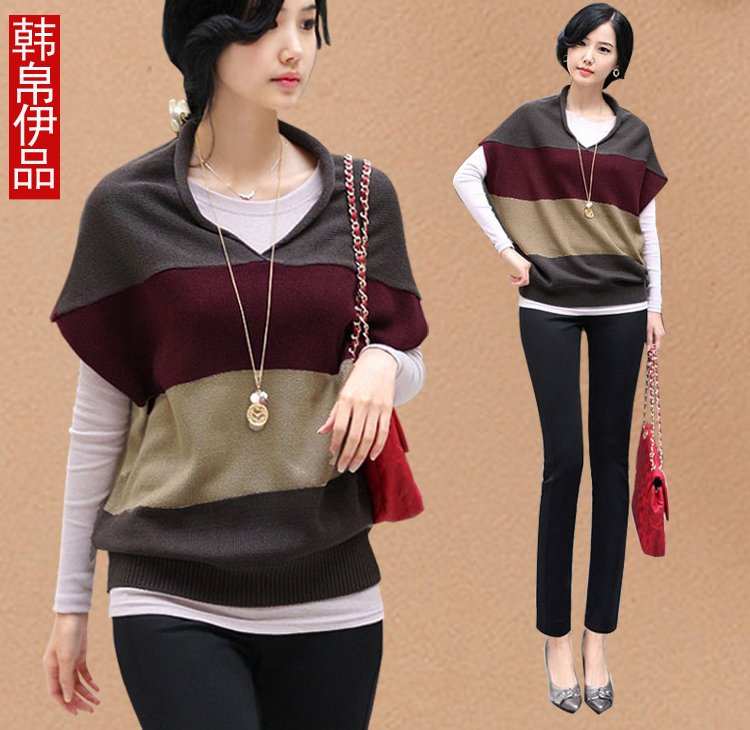 2012 autumn women's chiffon blouses for women 2012 knitted batwing shirt trend plus size outerwear autumn Women new arrival