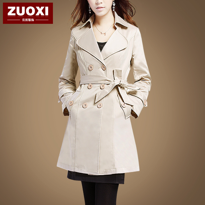 2012 autumn women's fashion elegant trench female outerwear spring and autumn slim women's