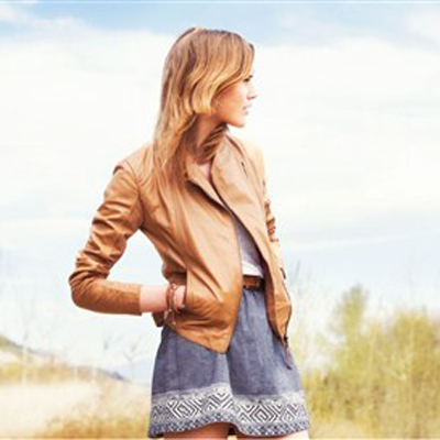 2012 autumn women's fashion leather clothing short design leather clothing female genuine leather plus size autumn A1262