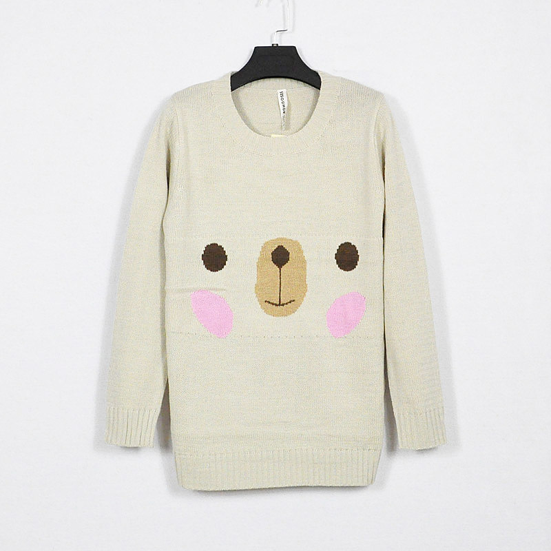 2012 autumn women's jill by jill stuart smiley knitted sweater SH