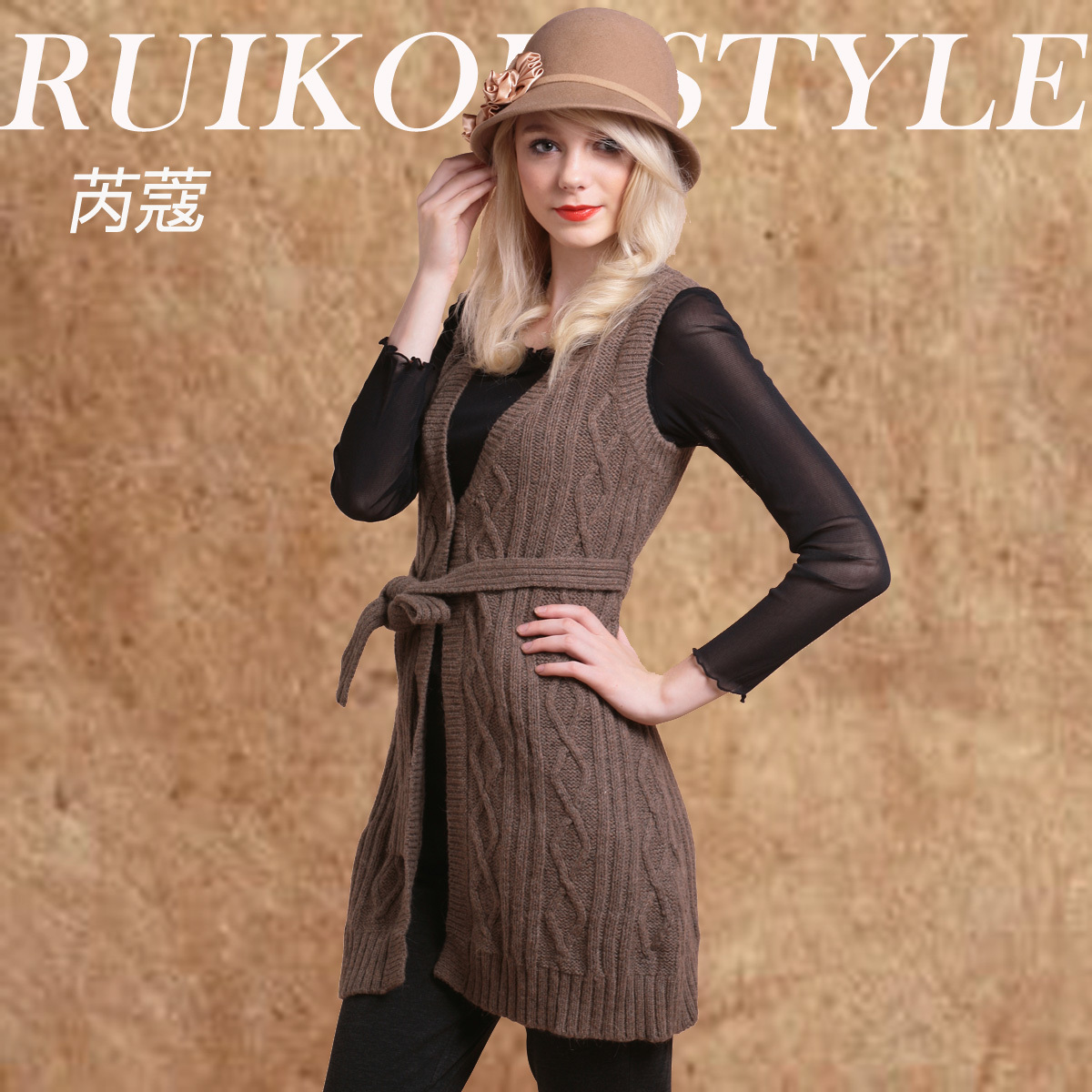 2012 autumn women's medium-long all-match the trend of the autumn cardigan sweater outerwear