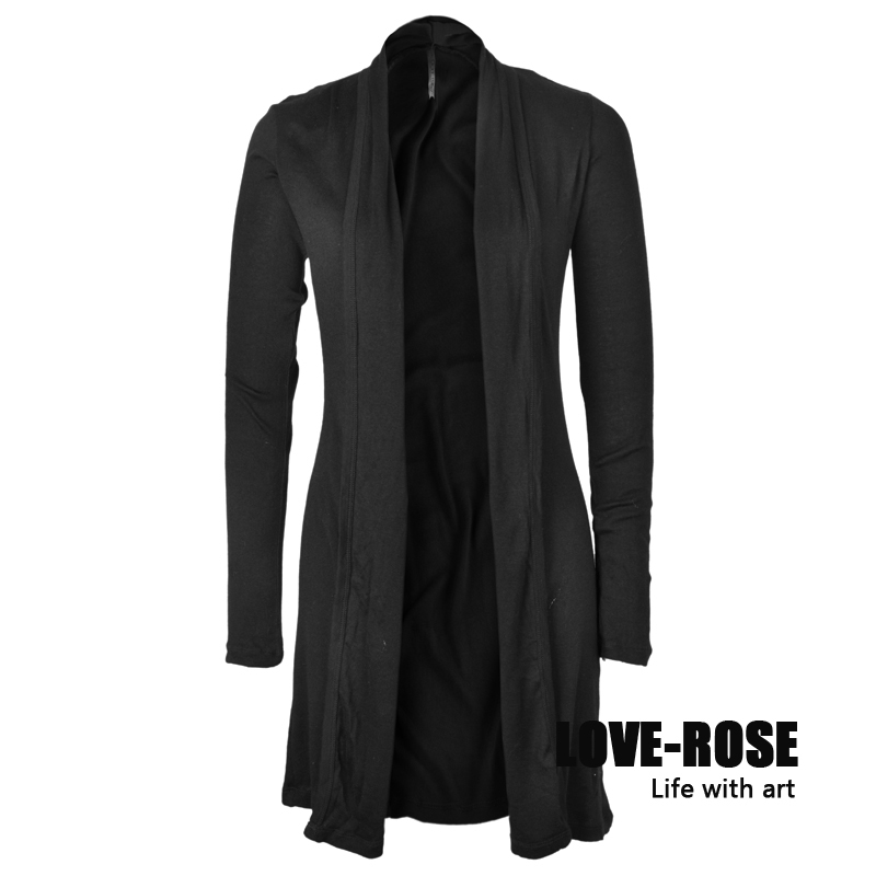2012 autumn women's top long-sleeve cardigan long design sweater