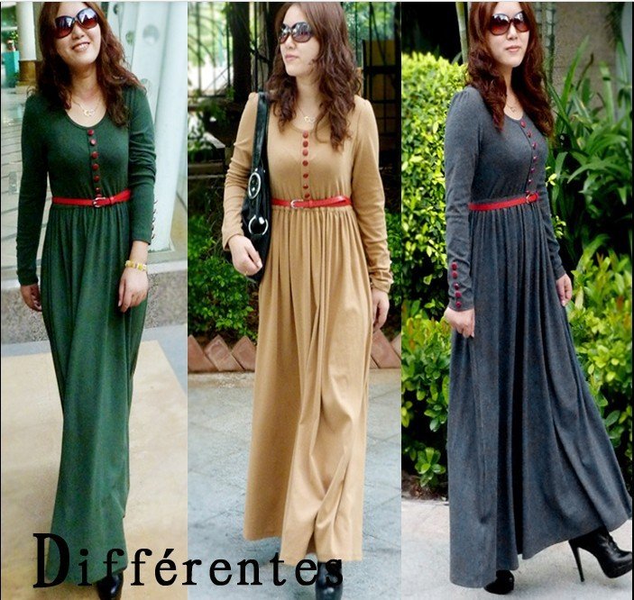 2012 autumn women vintage elegant knitted long-sleeve ultra long one-piece dress mopping the floor length dress maxi dress