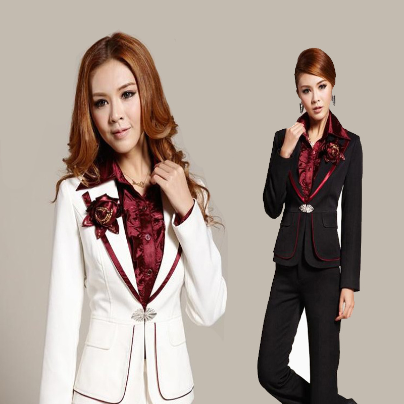 2012 autumn work wear women professional set fashion long-sleeve work wear plus size gentlewomen formal
