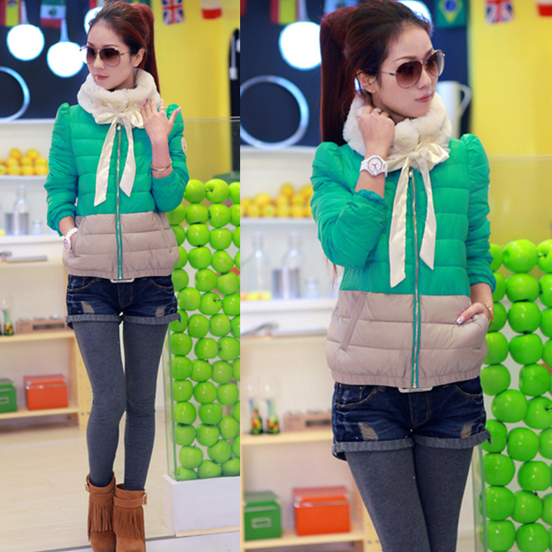 2012 AYILIAN down coat female winter thickening wadded jacket outerwear short design slim down coat female