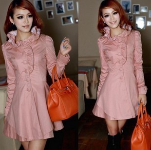 2012 AYILIAN spring and autumn clothing slim elegant shopmen trench female outerwear