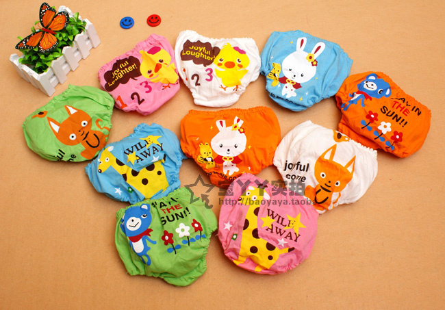2012 baby bread pants infant 100% cotton panties child panties cartoon briefs 100% cotton panties shorts