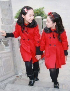 2012 BALABALA female child woolen overcoat outerwear