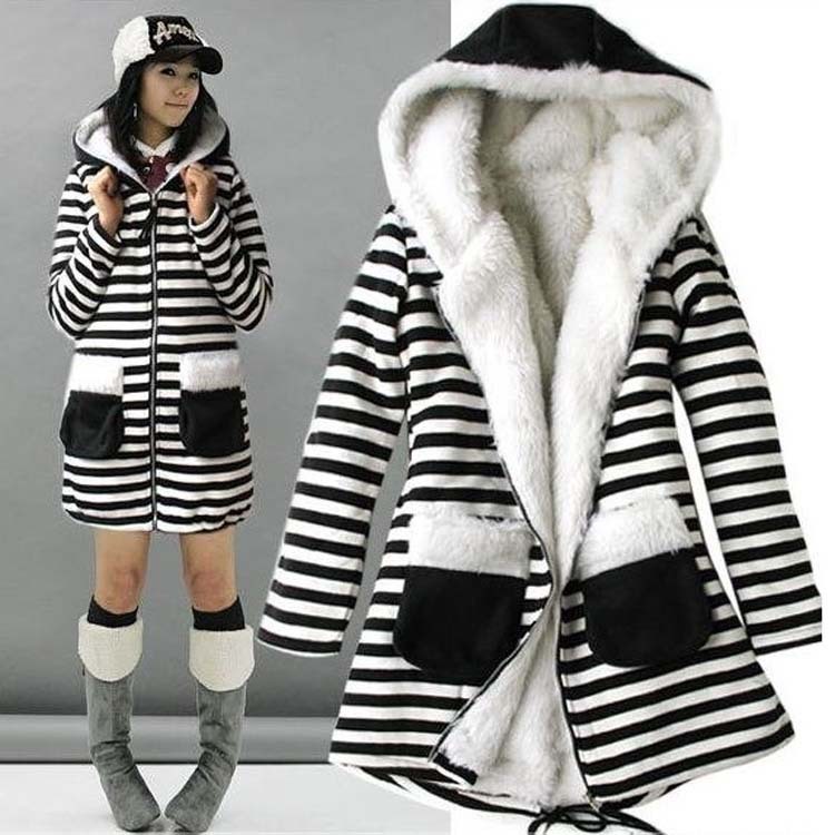 2012 Brand New Women's Korean Fashion  Hooded long coats, single breasted full sleeve wome's jacket 20346#  Free size