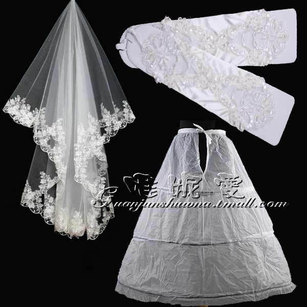 2012 bridal veil bridal gloves panniers combination bridal bundle physical the racket