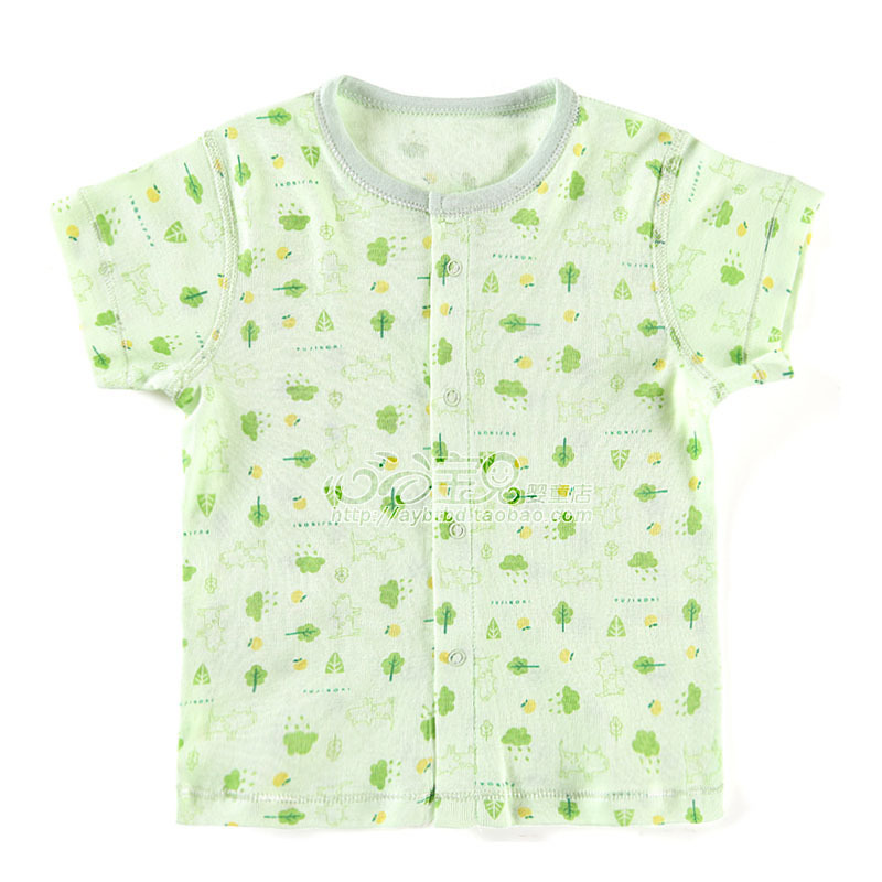 2012 bush-rope carpenter's spring and summer 100% cotton baby underwear pa883-136g baby short-sleeve top