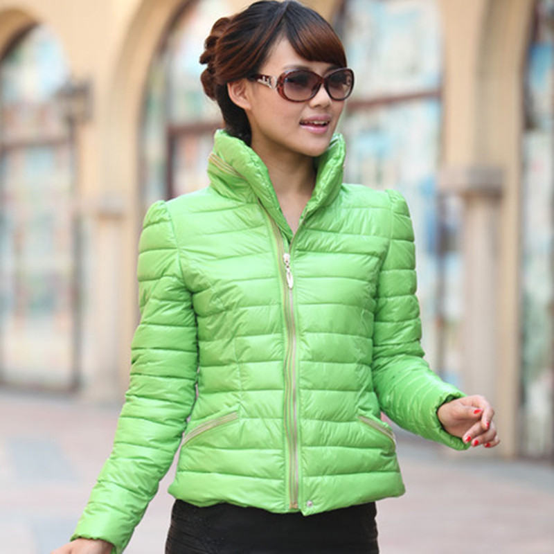 2012 candy color fashion all-match stand collar Women outerwear