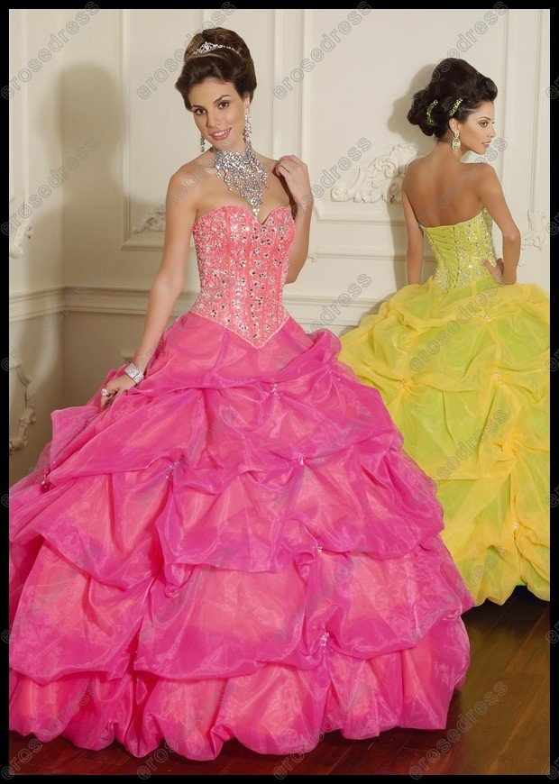 2012 Characteristic Qk-023 Ball Gown Floor Length Western Quinceanera Dress