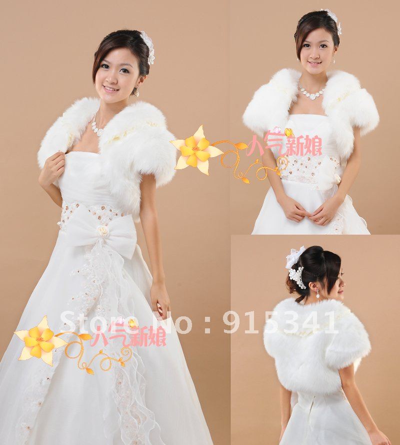 2012 Cheap High Quality Short Sleeves Wedding Bridal Jacket