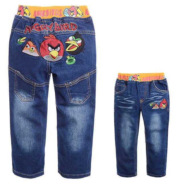 2012 children/kid/kids spring and autumn trousers Pants pant jean/ Washed Jeans ML BBH25023