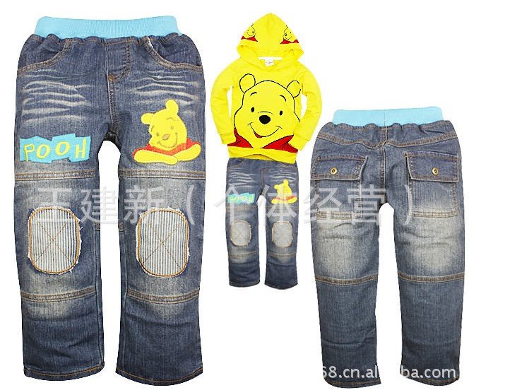 2012 children/kid spring and autumn trousers  Pants pant jean/ Washed Jeans WJX B013