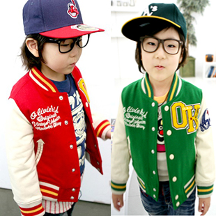 2012 children's autumn and winter clothing male child fight sleeve plus velvet thickening cardigan 3336d