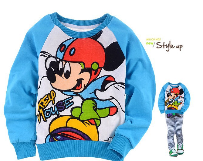 2012 children's clothing autumn and winter clothes boys top t-shirt pullover pattern Free shipping~China Post Air Mail