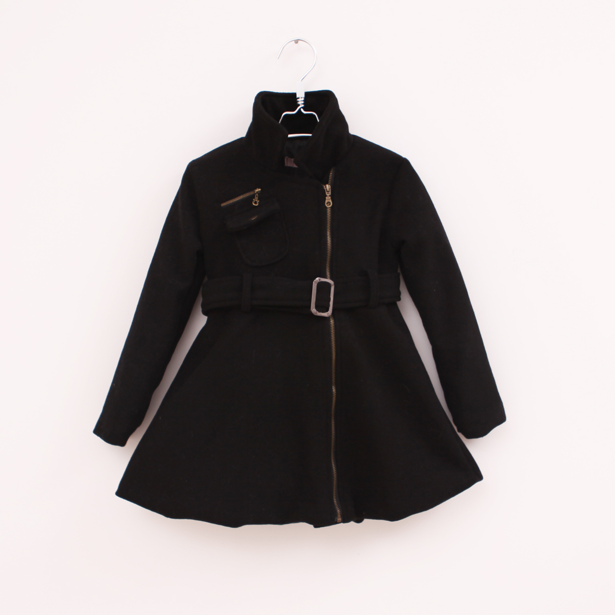 2012 children's clothing autumn and winter female child outerwear child trench baby dress little girl wool coat