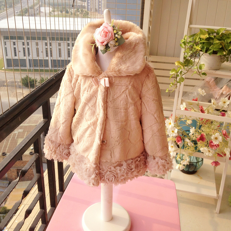 2012 children's clothing child autumn and winter overcoat trench faux thermal outerwear
