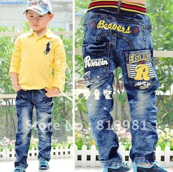 2012 children's wholesale children Korea the jeans child pants
