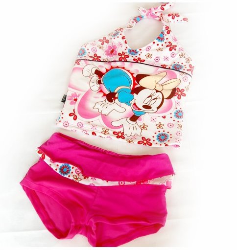 2012 Children swimsuit baby princess cute hot spring swimwear bikini two pieces girl's swimwear+swim cap Age2-6 Free Shipping