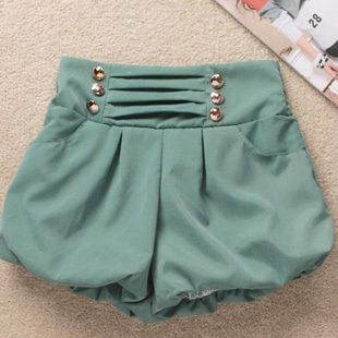 2012 cotton casual shorts beach pants mid waist shorts pants shorts bloomers female summer thin