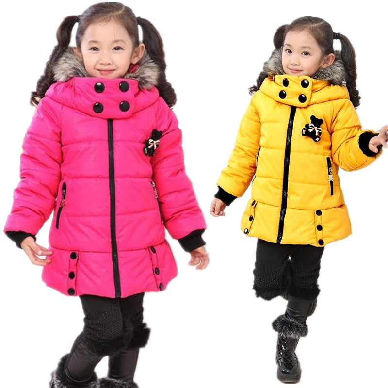 2012 cotton-padded jacket autumn and winter child hat winter female child wadded jacket girls clothing cotton-padded jacket