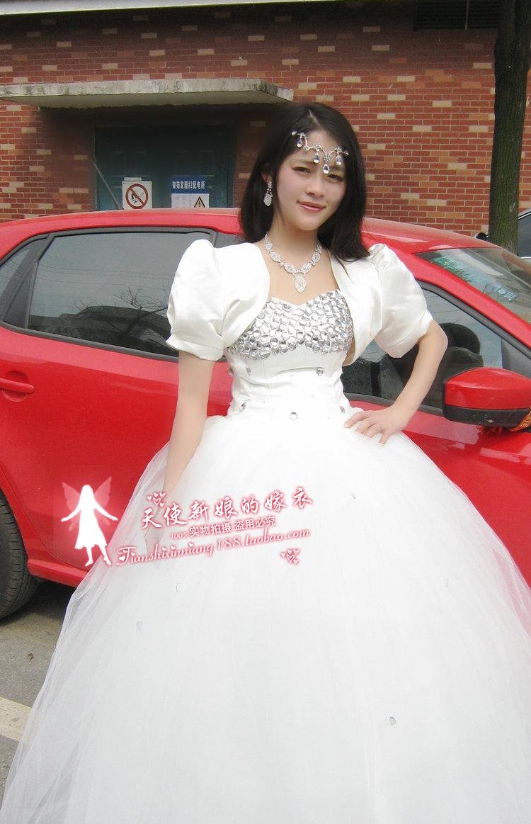 2012 custom-made  New style Lace Bridal jacket organzat  Wedding Dresses