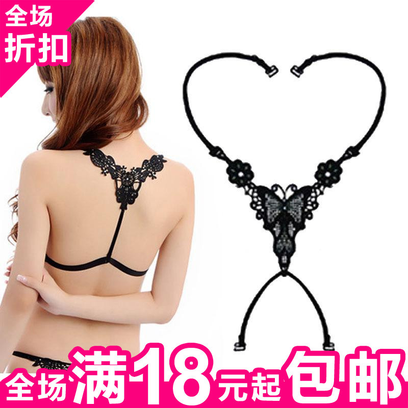 2012 cutout underwear belt bow underwear bra invisible shoulder strap