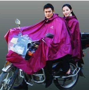 2012 double motorcycle poncho raincoat n231