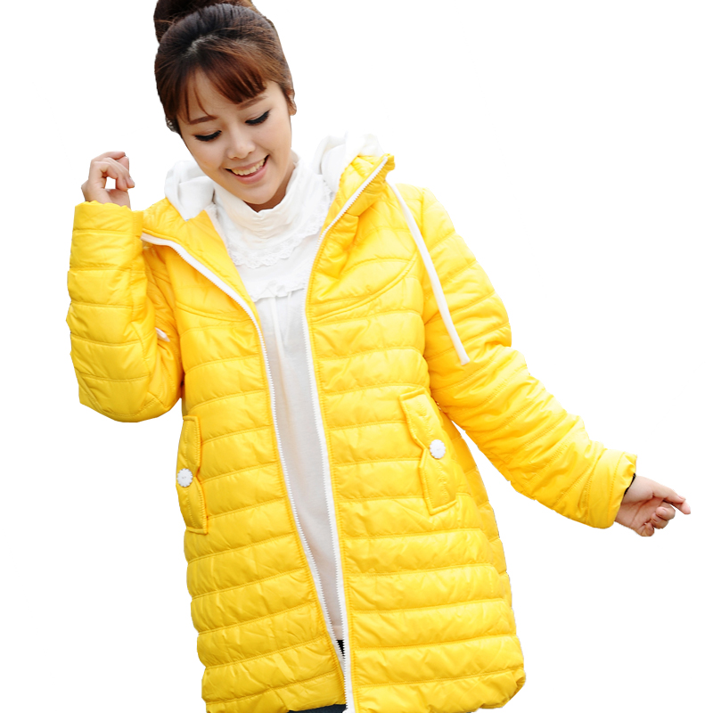 2012 down coat winter thickening winter maternity clothing outerwear maternity cotton-padded jacket wadded jacket top